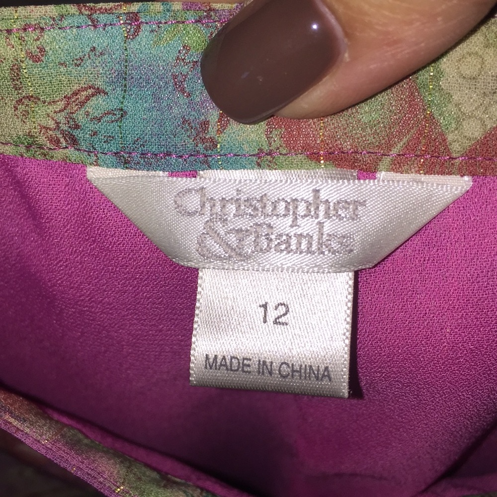 Christopher & Banks Pin Striped Skirt - Picture 5 of 6